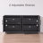 Arden 59" Arched Sideboard Buffet Cabinet with 4-Door and Adjustable Shelves-66505523