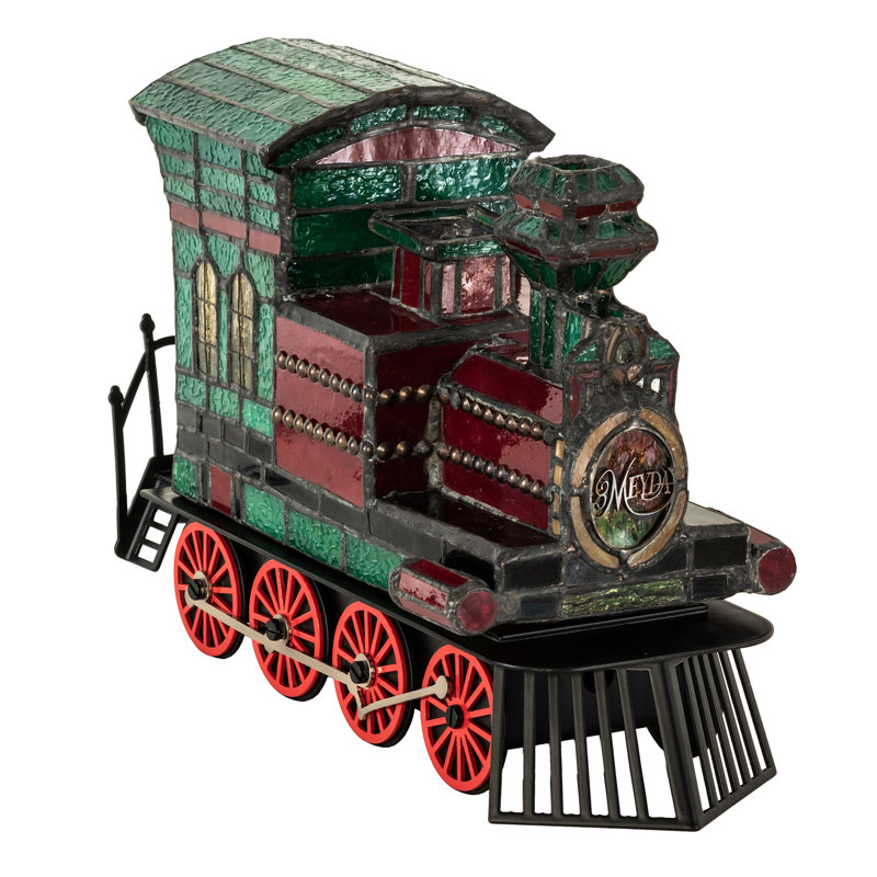9.5'' Transportation Themed Lighted Art Glass