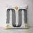 Hardin Geometric Feather Linen Throw Pillow