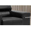 Fauteuil en cuir noir Collection Raeya-1328814288