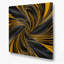 Art mural noir Op Art 69
