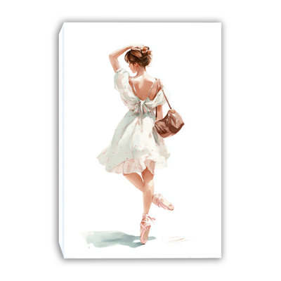 Lightness in Blue Wrapped Canvas Wall Art