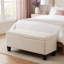Pearl Upholstered Ottoman Storage Bench-113911362