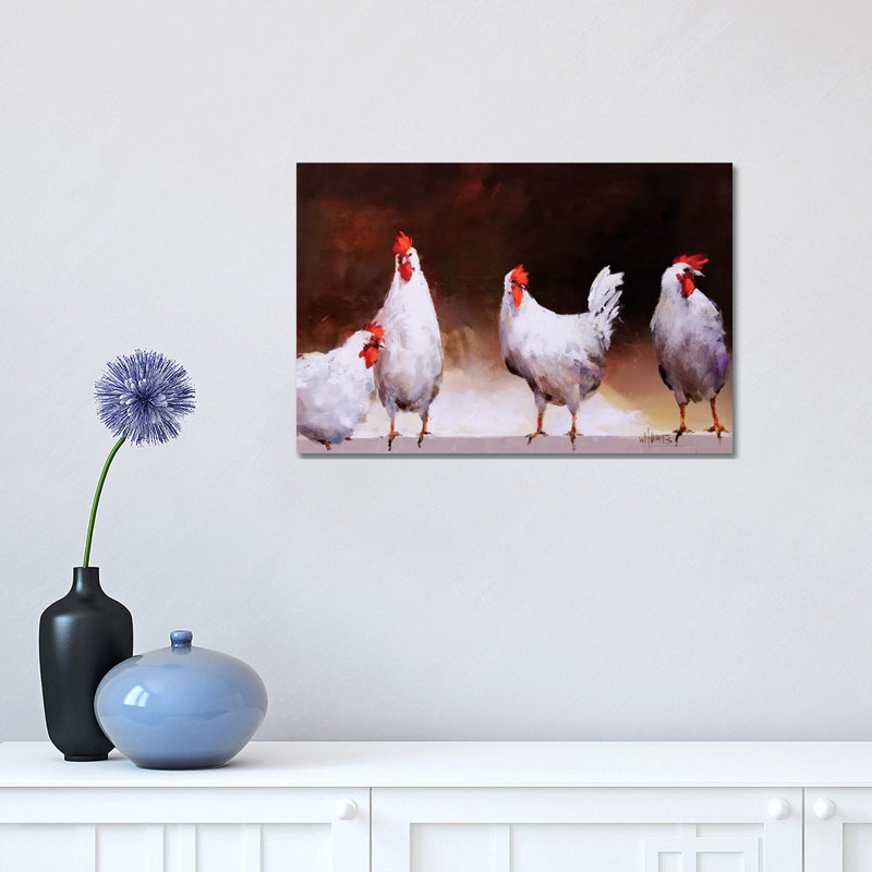 Chicken I 1 Piece Wrapped Canvas Wall Art, 30.48 cm H x 45.72 cm W