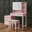 Dorlan 50'' Wide With Flower Shape Vanity With Stools And Mirrors-1823209899