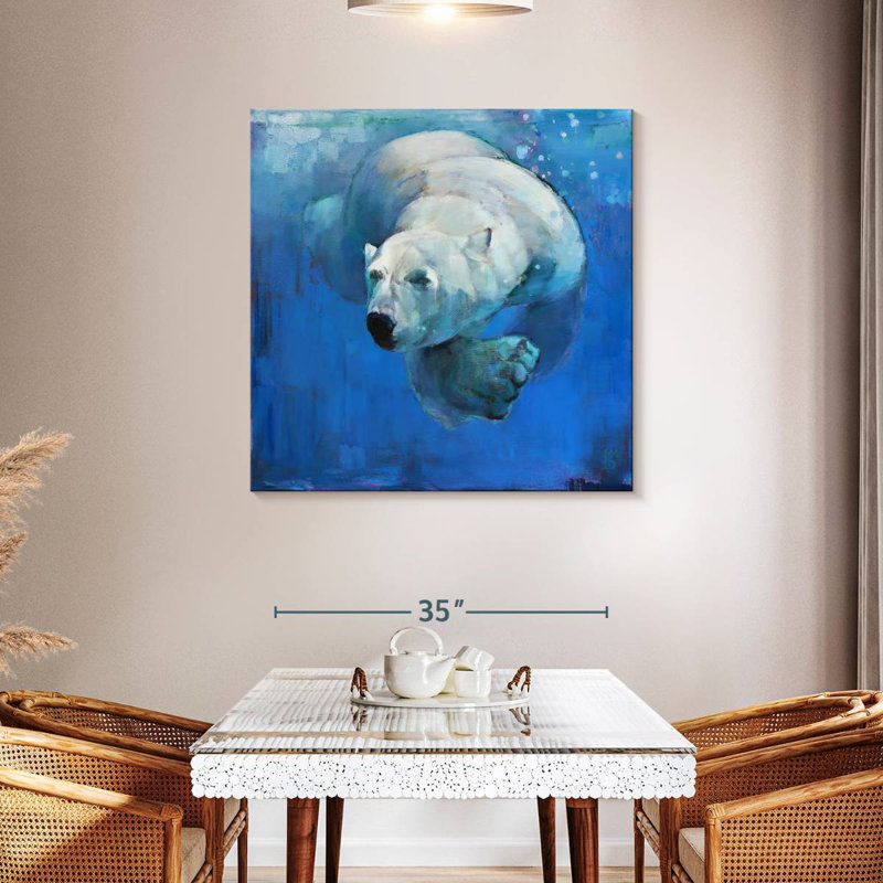 Brampt Deep Blue, 39" H x 39" W
