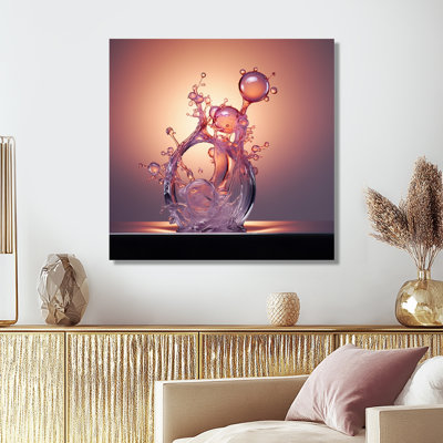 Abstract Water Splash - Abstract Wall Art Print
