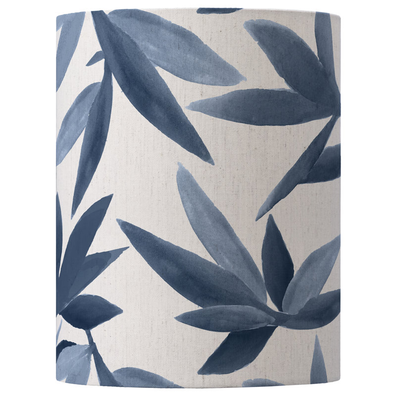 Cotton Round Lamp Shade, 50cm H x 48cm W x 48cm, Ocean