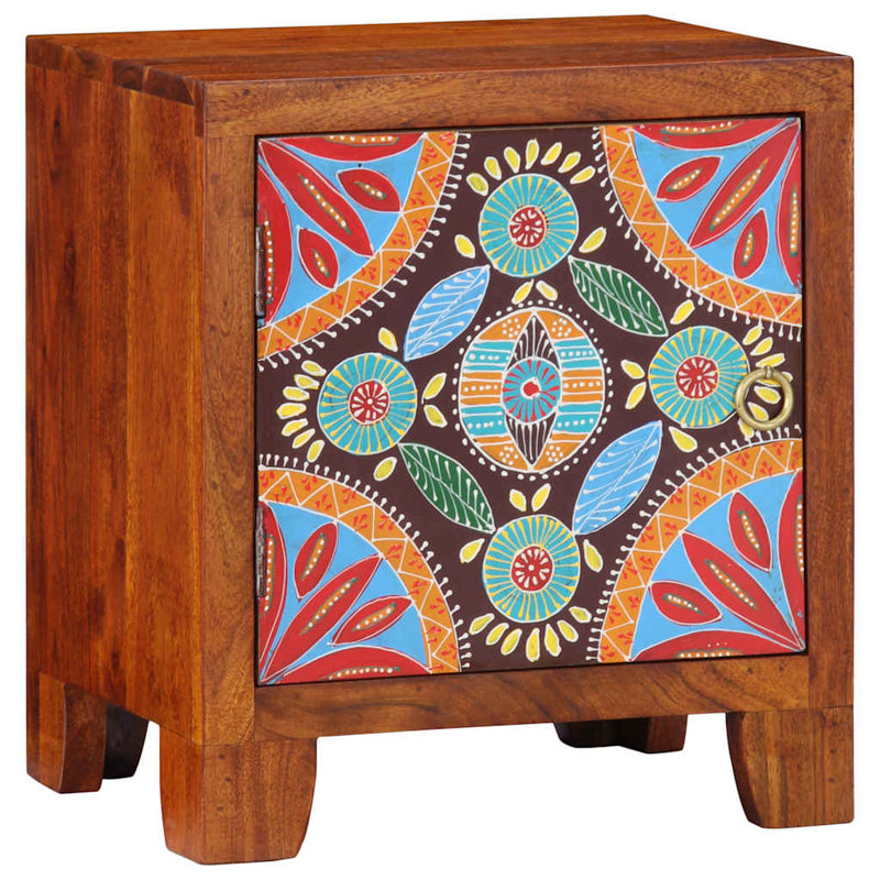 40cm W Solid Wood Bedside Table