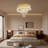 Modern K9 Crystal LED Chandelier  Stainless Flush Mount Light Fixtures For Dining Room Bathroom Bedroom Living Room