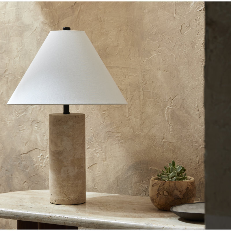 Gusman Travertine Table Lamp