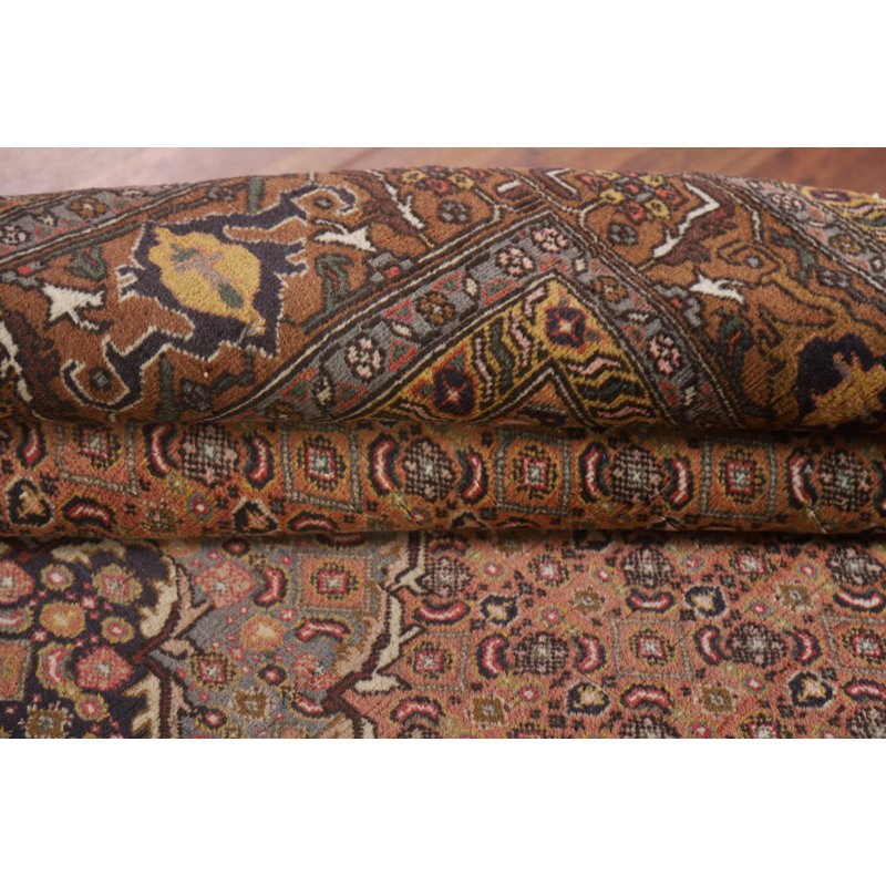 Tapis géométrique rétro 7 x 9