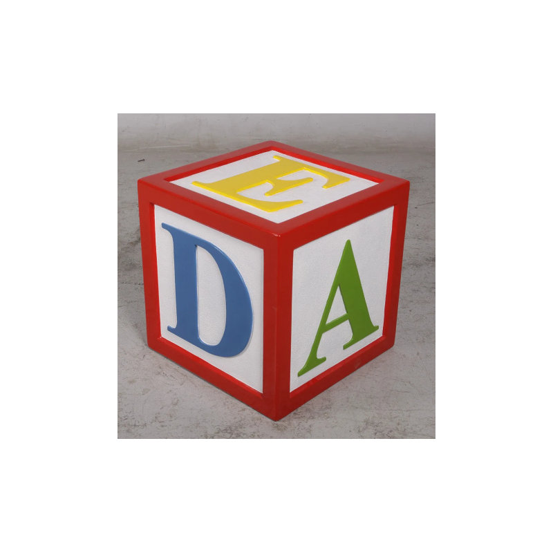 Bloc de lettres Jahlea surdimensionné, H 18 po x l 18 po x P 18 po