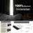 Bay Window Blackout Curtains 92 Inch, Cream White Tab Top Sun Blocking, 2 Panels