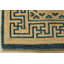 Tapis bleu nouvel âge en laine 8 pi 1 po x 10 pi 4 po Monecia