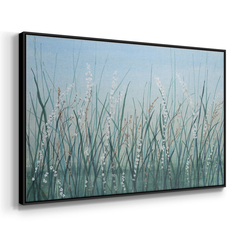 Tall Grass II, reproduction d'art sur toile, H 17 po x l 25 po x P 2 po, Toile avec cadre flottant noir