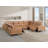 Top Grain Italian Leather 8-Piece U-Shaped Modular Power Reclining Sectional With 4 Power Recliners & Power Headrests – No Console-111134645