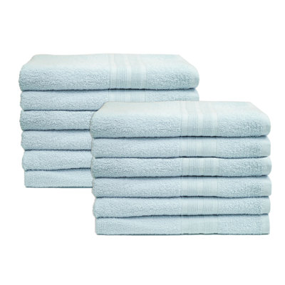 Ensemble de serviettes de bain 100% coton 12 pièces Matsumura
