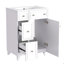 Armoire de meuble-lavabo 24 po avec lavabo en céramique, 2 tiroirs, 1 porte-2136610436