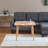 Jerene Solid Wood Modern Square Coffee Table-1483044063