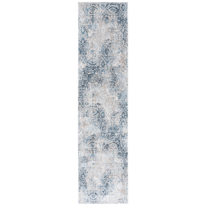 Blonnie Performance Abstract Rug, Runner 2' x 8'