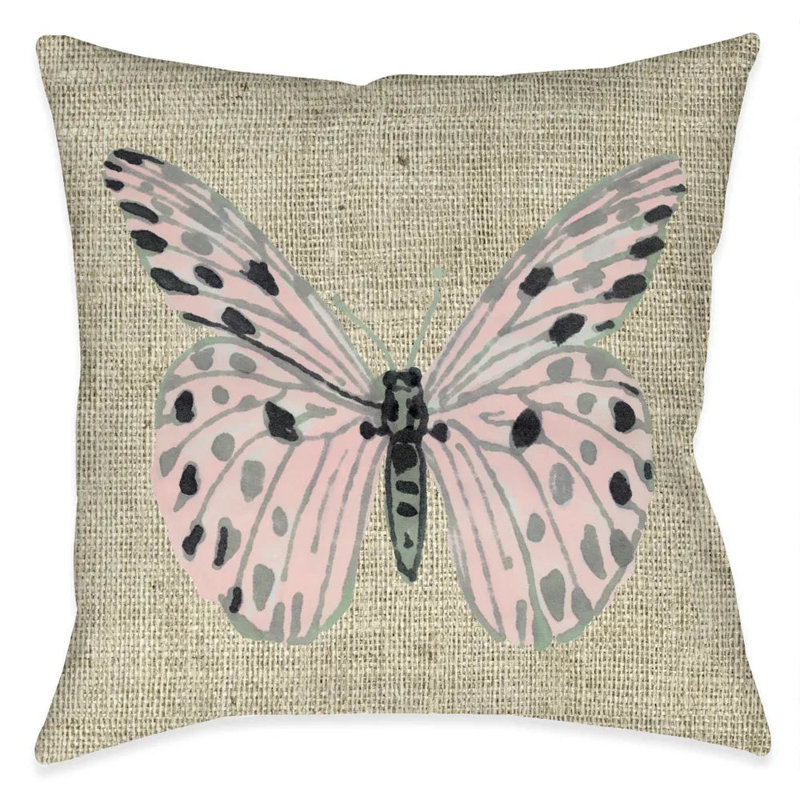 Coussin décoratif extérieur Butterfly Vibes