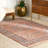 Persian Medallion Tassel Area Rug-1963655006