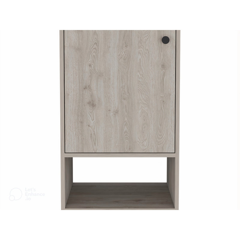 Meuble-lavabo de salle de bain Abondant, Gris clair
