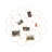 Glam Abstract Wall Decor on Metal