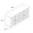 Malyha Louvered 4 Door Tv Stand
