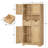 Maydelle Storage Cabinet, Bathroom Storage Cabinet With 2 Cabinet-537295962