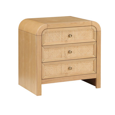 Antanette 26'' W Solid Wood Nightstand