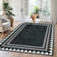 Tapis de grande taille 9 x 12 pour salon, tapis antidérapant lavable pour dessous de table-860060945