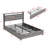 Bed Frame, Storage Headboard With Charging Station, Solid And Stable, Noise Free, No Box Spring Needed, Easy Assembly-206426209