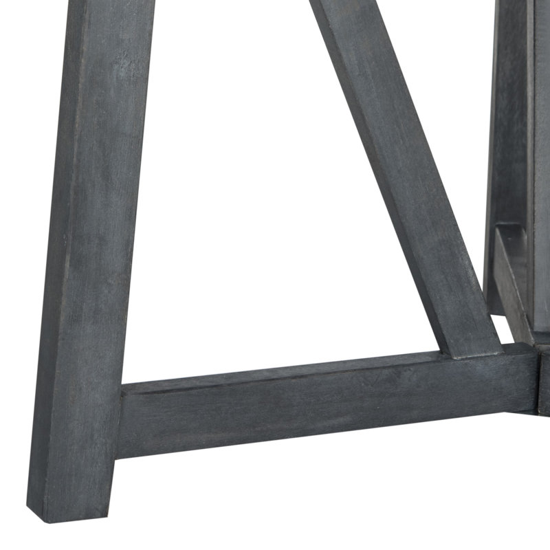 Table de salle à manger en bois, Gris cendré