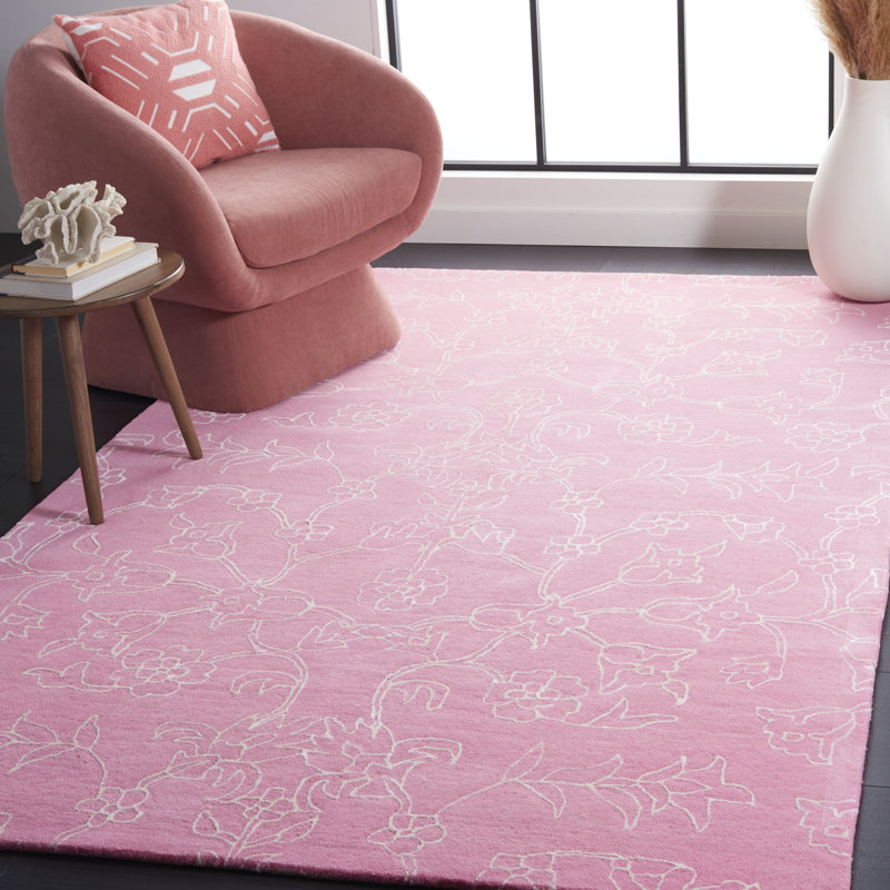 Tapis rose / ivoire Fifth Avenue 135, Rectangle de 5 pi x 8 pi