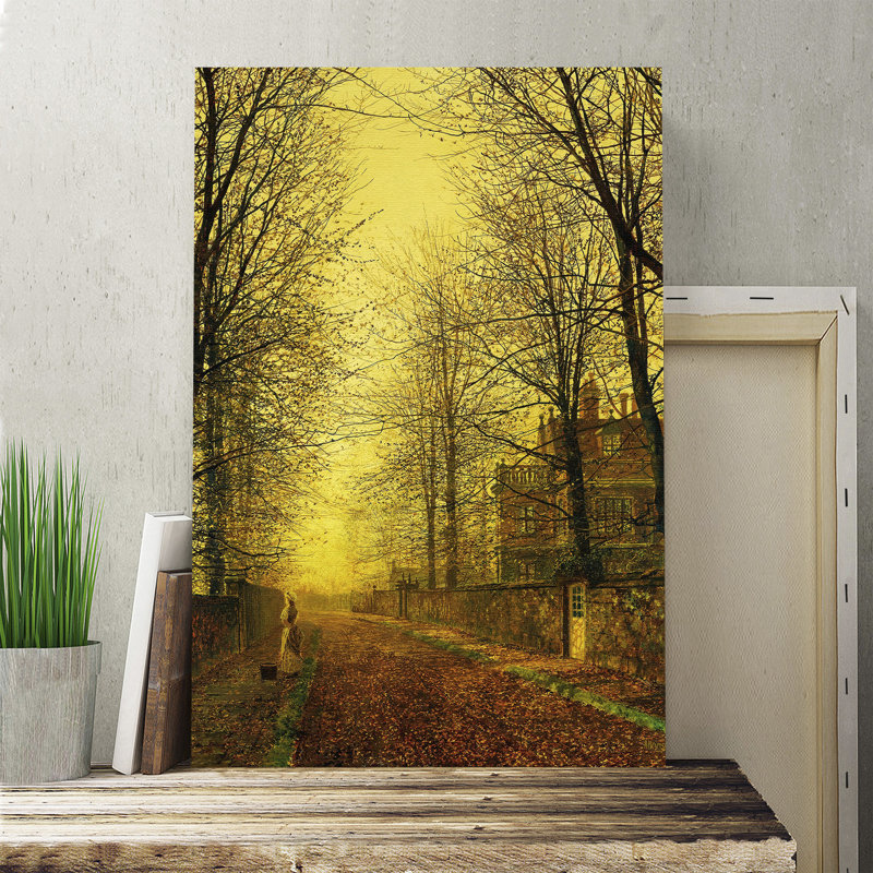 John Atkinson Grimshaw - Wrapped Canvas Painting, 76cm H x 50cm W