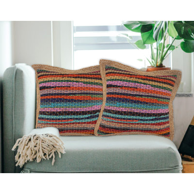 Champery Striped Throw Pillow Set of 2