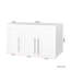 Armoire de rangement murale empilable 19,69 po