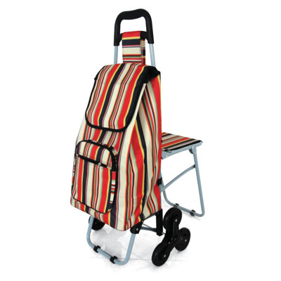 Ahsen 80cm H x 25cm W x 20cm D 90kg Chair Trolley