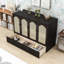 Grand lit escamotable avec tiroir et station de charge-2049328650