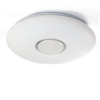 Carlette LED Smart Flush Ceiling Lights Wi-Fi RGB Connect with Tuya Works with Alexa, Google Home