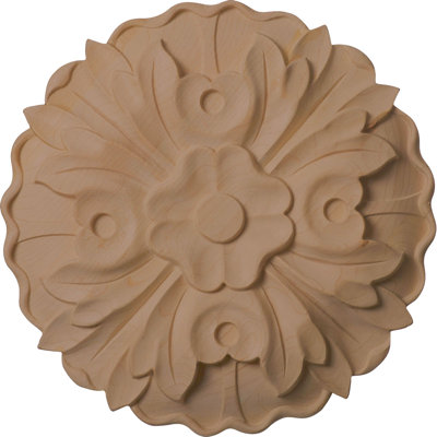 Kent 9.25'' H x W 1.125'' D Wood Rosette Applique