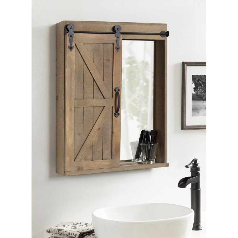 Dayanah 1 - Porte-armoire à pharmacie, Brun rustique