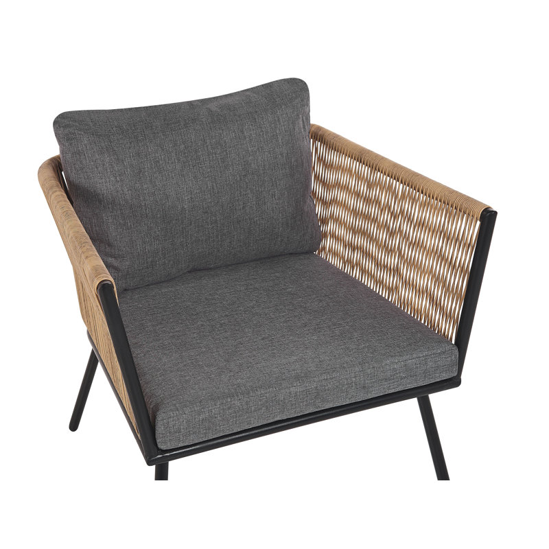 Outdoor Cushion Cover Set GARGANO, Dark Grey