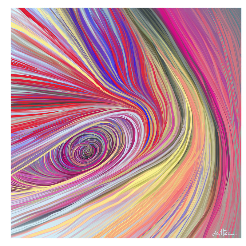 Pure Abstract III by Ben Heine - Print on Canvas, 93.98 cm H x 93.98 cm W x 1.91 cm D, No Framed
