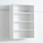 Devi White Wall Mounted Wood Closet System