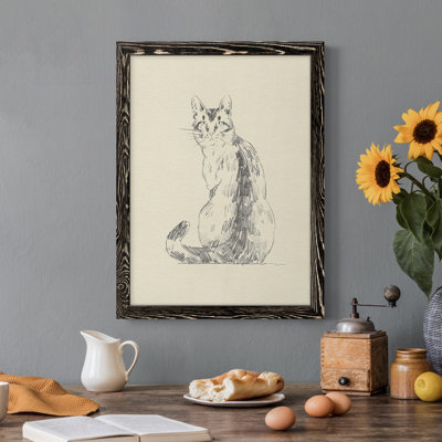 " House Cat V " Painting Print