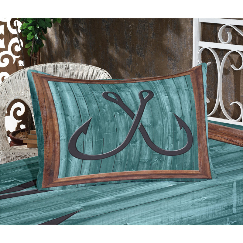 Drap-housse et coussin décoratif Ambesonne, bleu sarcelle pâle / caramel, Ensemble de draps-housses pour lit simple + 2 taie