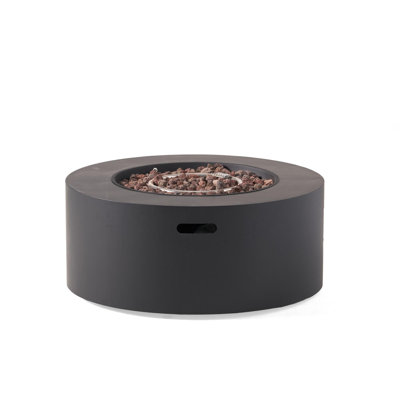 32" Patio 40,000 BTU Round Iron Propane Fire Pit (Tank Cover not Included)